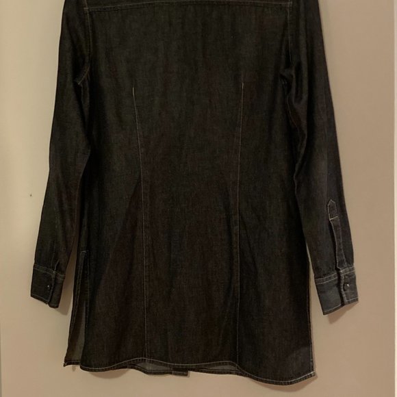 NYJeans Black Jean Tunic in Size Small - Picture 2 of 4